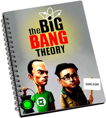 

Rangeele Inkers A5 Notebook(Sheldon Cooper and leonard hofstadter, Multicolor)