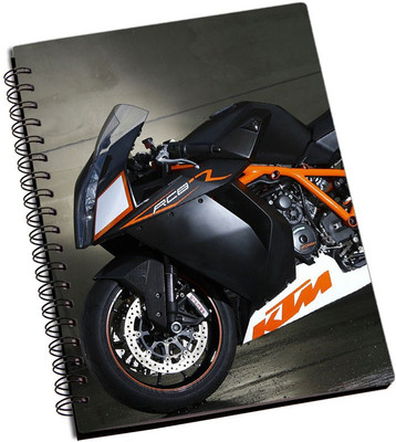 Rangeele Inkers A5 Notebook(KTM Stylish Bike, Multicolor)