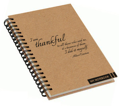 

Paper Plane Design A4 Notebook(Paper Plane Design, Khaki)