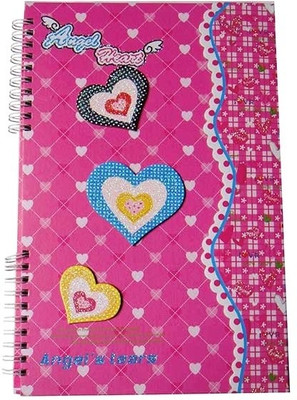 BJ A5 Writing Pad(Angel Heart, Pink)