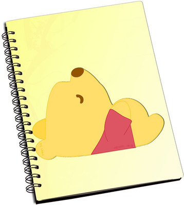 

Rangeele Inkers A5 Notebook(Pooh Sleeping, Multicolor)