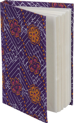 

Rajrang C6 Notebook(Recycled Handmade, Purple, Orange), Orange;purple