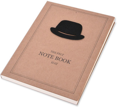 

Enwraps Regular Notebook(EG Series - The Felt Hat, Brown)