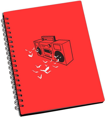 

Rangeele Inkers A5 Notebook(Free the music, Multicolor)