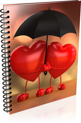 

VenTechno A5 Diary(Love A5 - Diary (Spiral Bound), Multicolor)
