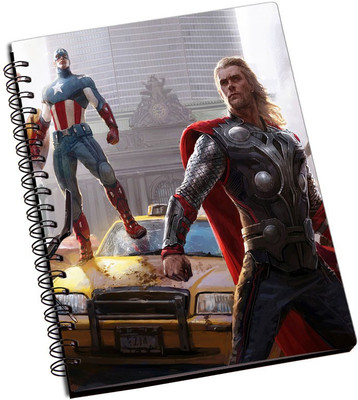 

Rangeele Inkers A5 Notebook(Avengers Paintings, Multicolor)