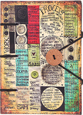 

Craft Play A5 Diary(Work Process Special Binding With button, Multicolor)