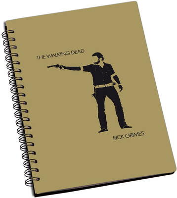 

Rangeele Inkers A5 Notebook(Walking Dead Minimal, Multicolor)