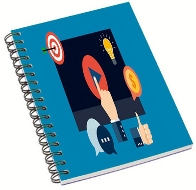 

Shopmania A5 Notebook(DESIGNER NOTEBOOK, Multicolor)