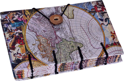 

Purpledip Regular Diary(Exquisite Handmade Vintage Journals, Multicolor)