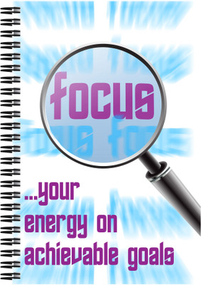 

Art Emporio A5 Notebook(Focus your Engery on Achivable Goals, Multicolor)