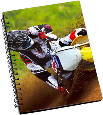 

Rangeele Inkers A5 Notebook(Biker Stunts, Multicolor)
