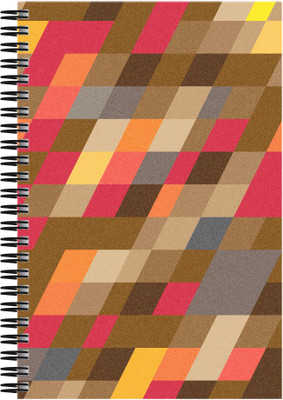 

Art Emporio A5 Notebook(Maroon Pattern, Multicolor)