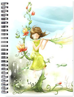 

VenTechno A5 Diary(Cute Designer Wirebound Ruled Paper Sheets Personal and Office Stationary Notebooks Diary, Multicolor)