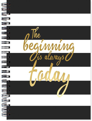 VenTechno Inspire / Motivational Covered Wirebound Ruled Paper Sheets Personal and Office Stationary Notebooks Diary A5 Diary Ruled 160 Pages(Multicolor)