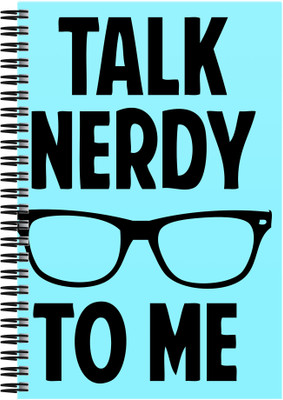 

Art Emporio A5 Notebook(Talk Nerdy to Me, Multicolor)