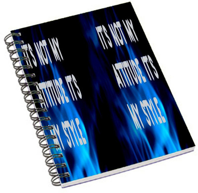 

Shopmania A5 Notebook(DESIGNER PRINTED NOTEBOOK, Multicolor)