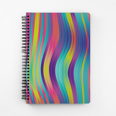 

RAYITE A5 Diary(Crazy Stupid Lines, Multicolor)