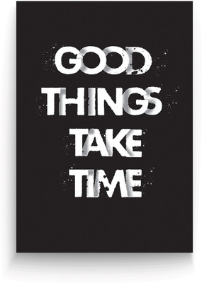 

Goodwork A5 Notebook(Good things take time, Black)