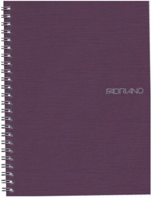 Fabriano Ecoqua A4 Notebook Ruled 140 Pages(Purple)