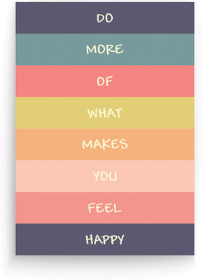 

Goodwork A5 Notebook(What Makes You Feel Happy, Multicolor)
