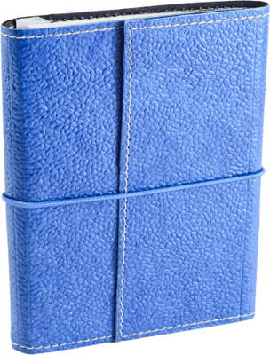 

Eco-Leatherette A6 Journal(Handcrafted, Denim Blue)