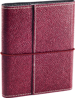 

Eco-Leatherette A6 Journal(Handcrafted, Cherry)