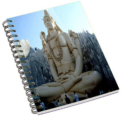 

Shopmania A5 Notebook(White Shiva 1, Multicolor)