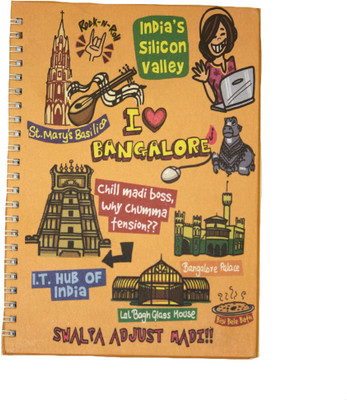 

Eco Corner A4 Notebook(Small Bangalore Ruled Exercise, Orange)