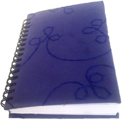 

Craftbazaar Regular Diary(Handmade Diary, Blue)