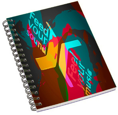 

Shopmania A5 Notebook(DESIGNER PRINTED NOTEBOOK, Multicolor)