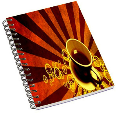 

Shopmania A5 Notebook(Coffee, Multicolor)