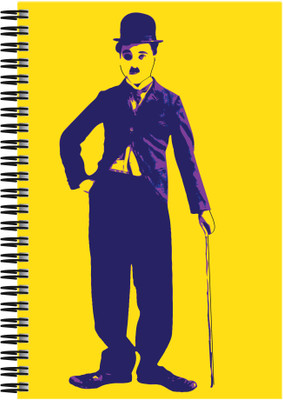

Art Emporio A5 Notebook(Charlie Chaplin, Multicolor)