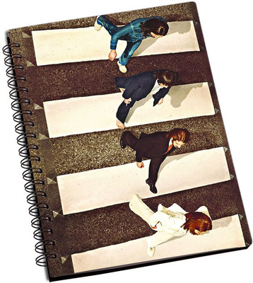 

Rangeele Inkers A5 Notebook(The Beatles abbey road, Multicolor)