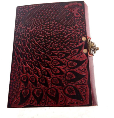 

Craftbazaar Regular Diary(Color Peacock Embrossed, Brown)