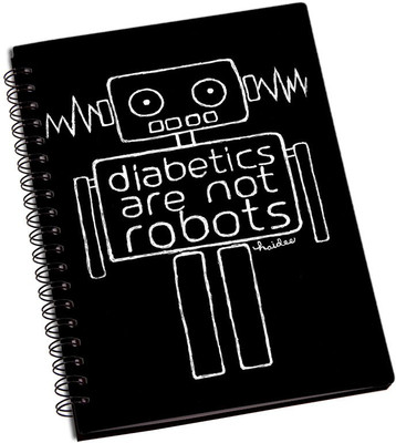 

Rangeele Inkers A5 Notebook(Diabetics Are Not Robots, Multicolor)