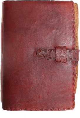 

Rstore Mini Notebook(Handmade leather cover TC notebook with belt lock (7x5 inch), Multicolor)