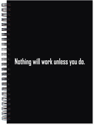 VenTechno A5 Diary(Inspire / Motivational Covered Wirebound Ruled Paper Sheets Personal and Office Stationary Notebooks Diary, Multicolor)
