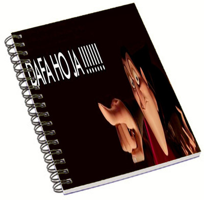 

Shopmania A5 Notebook(DESIGNER NOTEBOOK, Multicolor)