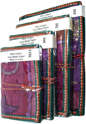 

R S Jewels Mini Gift Set(Handmade Paper Notebook, Multicolor)