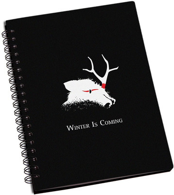 

Rangeele Inkers A5 Notebook(GOT Winter IS Coming, Multicolor)
