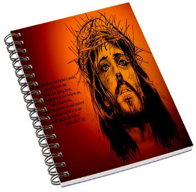 

Shopmania A5 Notebook(Jesus Qutoes, Multicolor)