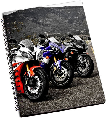

Rangeele Inkers A5 Notebook(Cool Bikes, Multicolor)