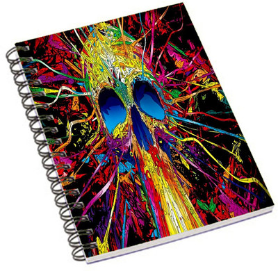 

Shopmania A5 Notebook(DESIGNER PRINTED NOTEBOOK, Multicolor)