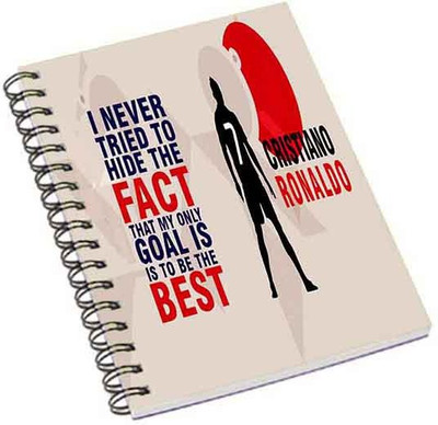 

Shopmania A5 Notebook(Cr7, Multicolor)