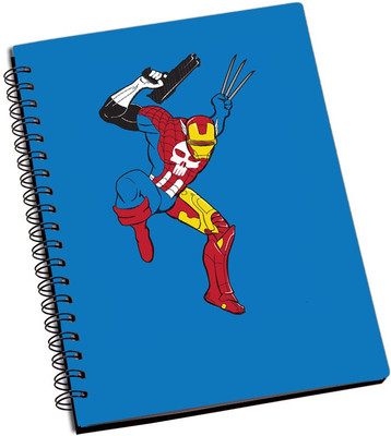 

Rangeele Inkers A5 Notebook(Superhero package, Multicolor)