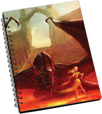 

Rangeele Inkers A5 Notebook(Game Of Thrones Khaleed Dragon, Multicolor)