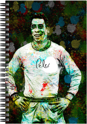 

Art Emporio A5 Notebook(Football Legend Pele, Multicolor)