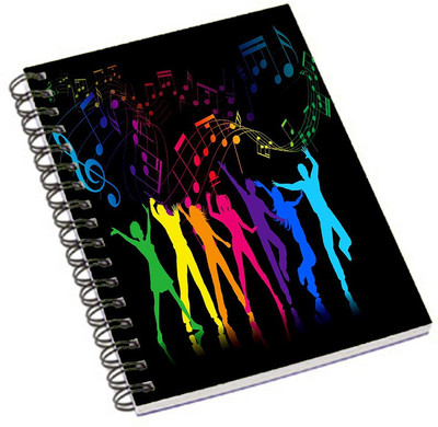 

Shopmania A5 Notebook(DESIGNER PRINTED NOTEBOOK, Multicolor)