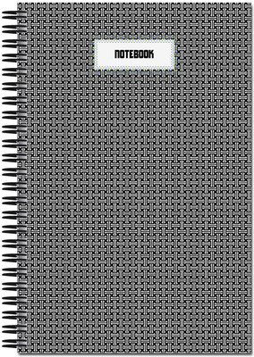 

Art Emporio A5 Notebook(Interlocks, Black)